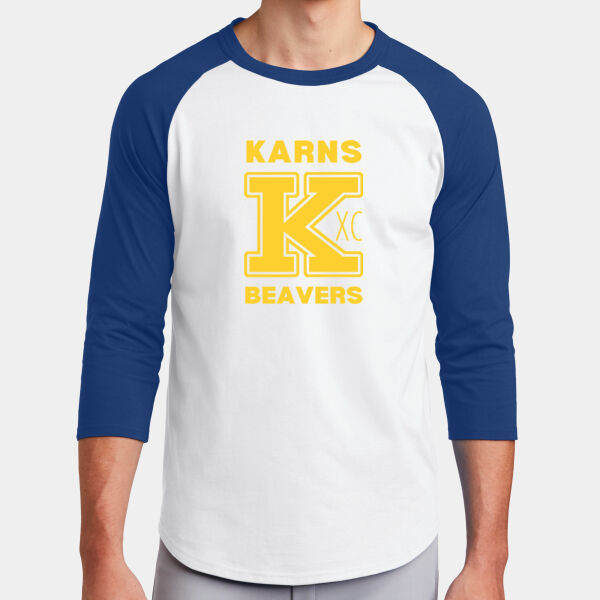 Karns  Beavers Printed - Colorblock Raglan Jersey Thumbnail