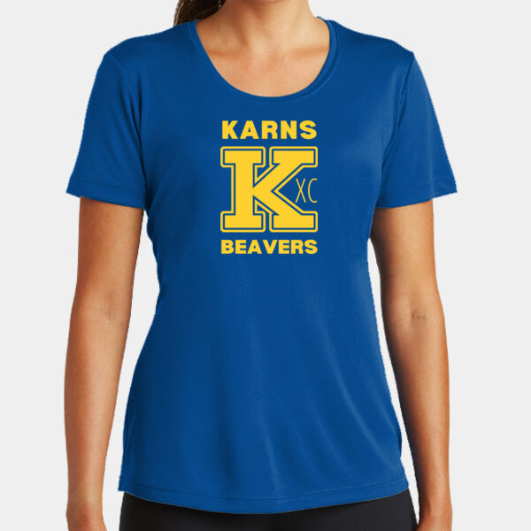 Karns  Beavers Printed - Ladies PosiCharge ® Competitor™ Tee Thumbnail