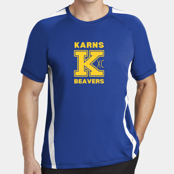 Karns  Beavers Printed - Colorblock PosiCharge ® Competitor™ Tee Thumbnail