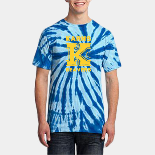 Karns  Beavers Printed - Tie Dye Tee Thumbnail