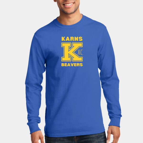 Karns  Beavers Printed - Long Sleeve Essential Tee Thumbnail