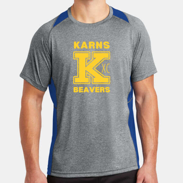 Karns  Beavers Printed - Heather Colorblock Contender Tee Thumbnail