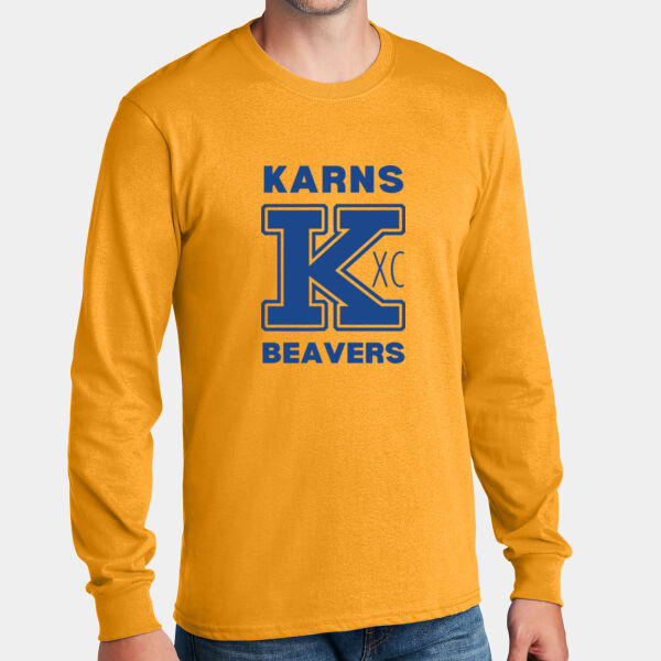 Karns  Beavers Printed - Long Sleeve Core Cotton Tee Karns  Beavers Printed - Long Sleeve Core Cotton Tee Thumbnail