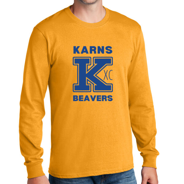 Karns  Beavers Printed - Long Sleeve Core Cotton Tee Thumbnail