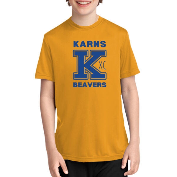 Karns  Beavers Printed - Youth Performance Tee Thumbnail