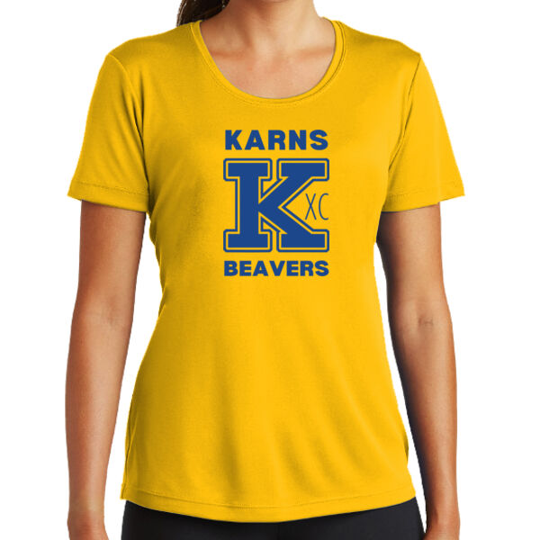 Karns  Beavers Printed - Ladies PosiCharge ® Competitor™ Tee Thumbnail