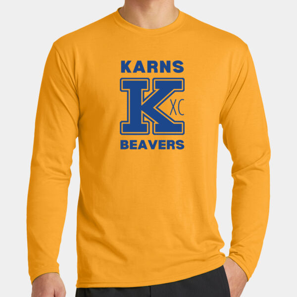 Karns  Beavers Printed - Long Sleeve Performance Blend Tee Karns  Beavers Printed - Long Sleeve Performance Blend Tee Thumbnail