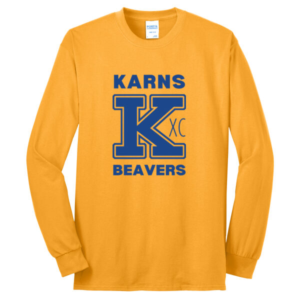 Karns  Beavers Printed - Long Sleeve Core Blend Tee Thumbnail