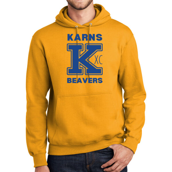 Karns  Beavers Printed - Essential Fleece Pullover Hooded Sweatshirt Thumbnail