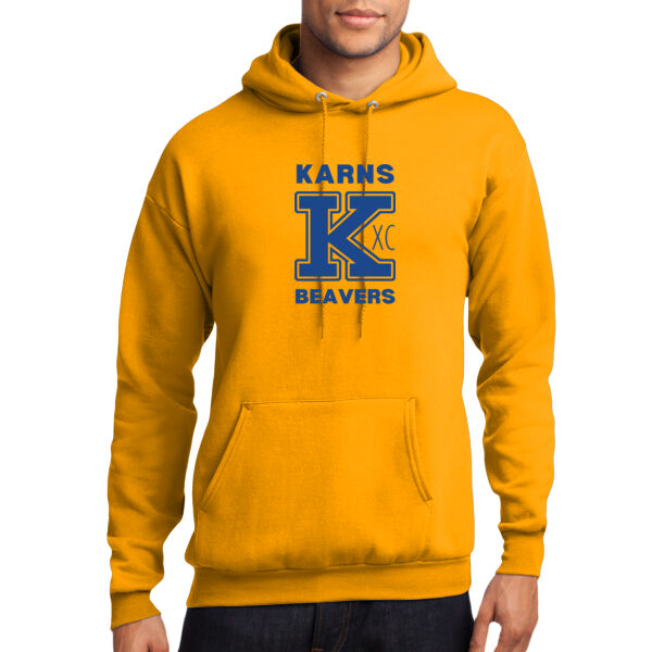 Karns  Beavers Printed - Core Fleece Pullover Hooded Sweatshirt Thumbnail