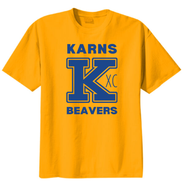 Karns  Beavers Printed - Youth Core Blend Tee Thumbnail