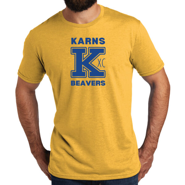 Karns  Beavers Printed - Unisex Tri Blend Tee Thumbnail