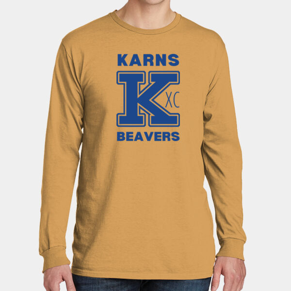 Karns  Beavers Printed - Beach Wash ® Garment Dyed Long Sleeve Tee Karns  Beavers Printed - Beach Wash ® Garment Dyed Long Sleeve Tee Thumbnail