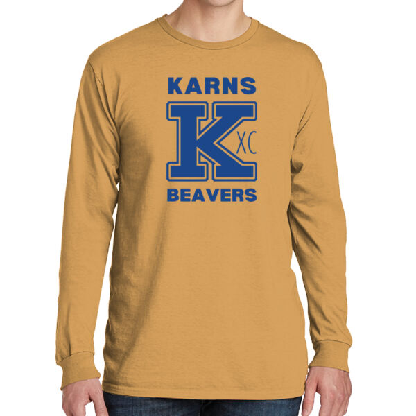Karns  Beavers Printed - Beach Wash ® Garment Dyed Long Sleeve Tee Thumbnail