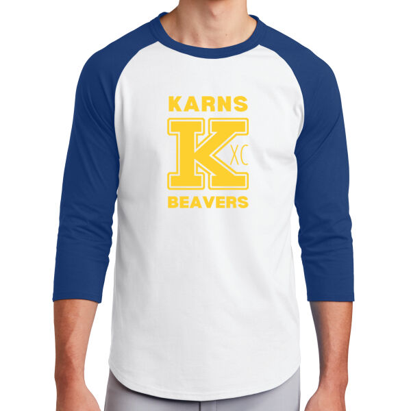 Karns  Beavers Printed - Colorblock Raglan Jersey Thumbnail