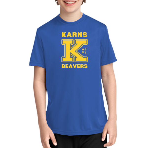 Karns  Beavers Printed - Youth Performance Tee Thumbnail