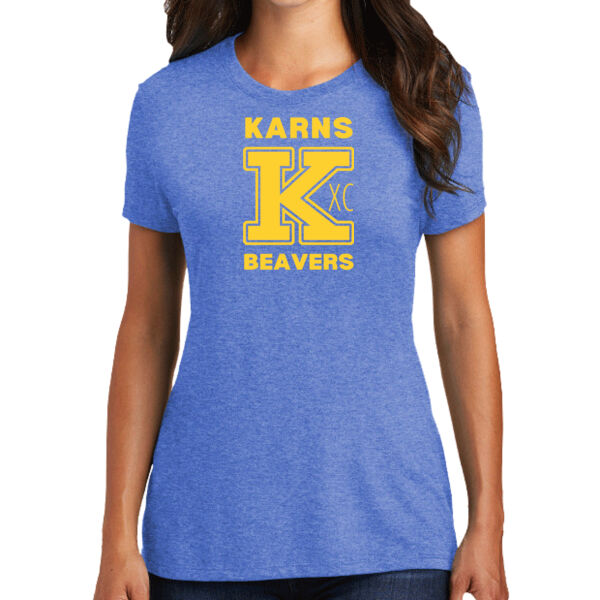 Karns  Beavers Printed - Women's Perfect Tri ® Tee Thumbnail