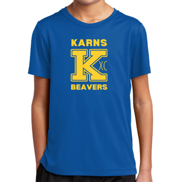 Karns  Beavers Printed - Youth Posi UV ® Pro Tee Thumbnail