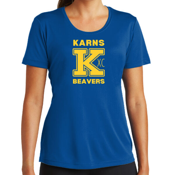 Karns  Beavers Printed - Ladies PosiCharge ® Competitor™ Tee Thumbnail