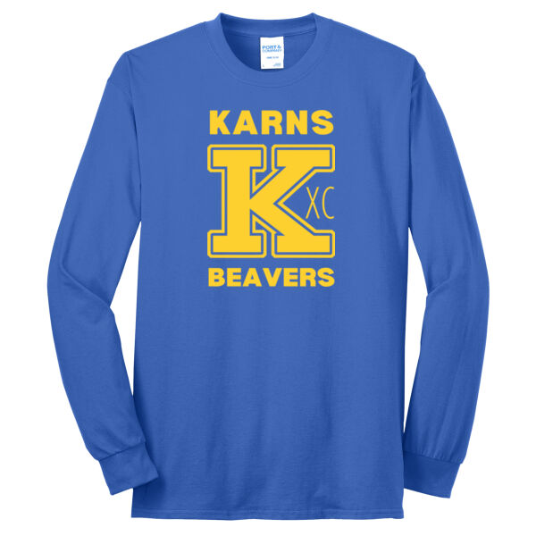 Karns  Beavers Printed - Tall Long Sleeve Core Blend Tee Thumbnail