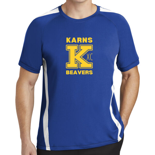 Karns  Beavers Printed - Colorblock PosiCharge ® Competitor™ Tee Thumbnail