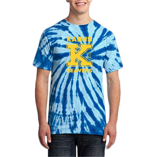 Karns  Beavers Printed - Tie Dye Tee Thumbnail