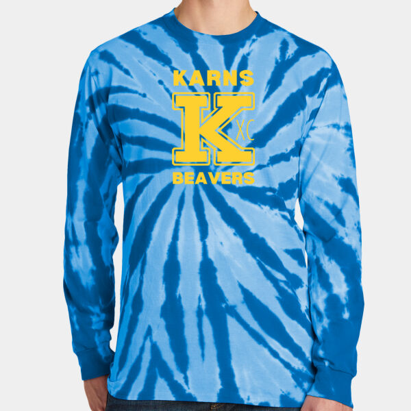 Karns  Beavers Printed - Tie Dye Long Sleeve Tee Thumbnail