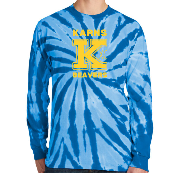 Karns  Beavers Printed - Tie Dye Long Sleeve Tee Thumbnail