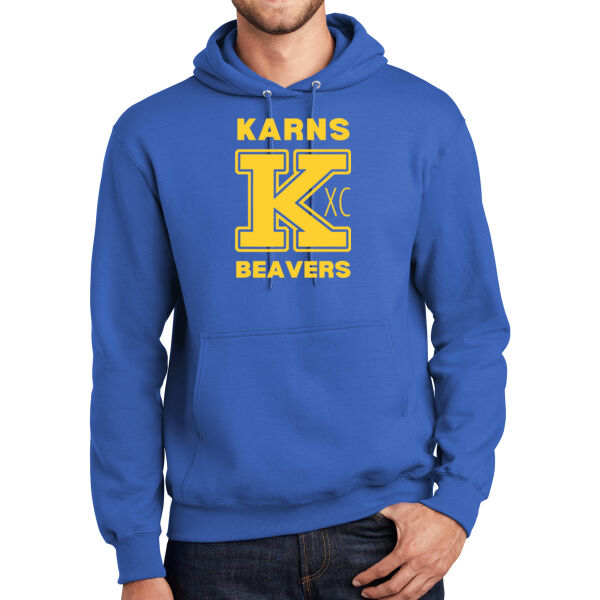 Karns  Beavers Printed - Essential Fleece Pullover Hooded Sweatshirt Thumbnail