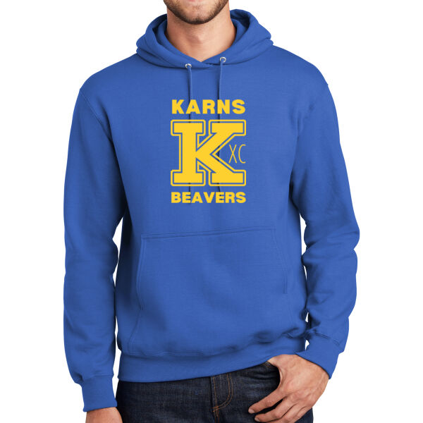 Karns  Beavers Printed - Tall Essential Fleece Pullover Hooded Sweatshirt Thumbnail