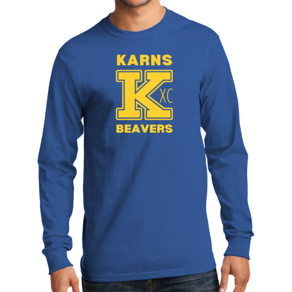 Karns  Beavers Printed - Tall Long Sleeve Essential Tee Thumbnail