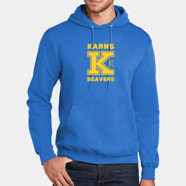 Karns  Beavers Printed - Tall Core Fleece Pullover Hooded Sweatshirt Thumbnail