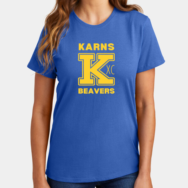 Karns  Beavers Printed - Ladies Essential Tee Thumbnail
