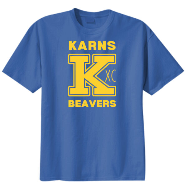 Karns  Beavers Printed - Youth Core Blend Tee Thumbnail
