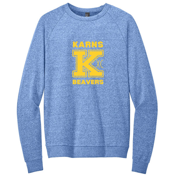 Karns  Beavers Printed - Perfect Tri ® Fleece Crewneck Sweatshirt Thumbnail