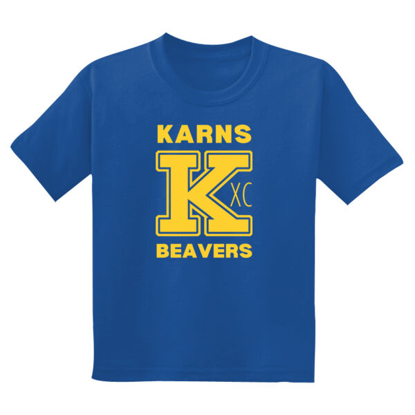 Karns  Beavers Printed - Youth DryBlend ® 50 Cotton/50 Poly T Shirt Thumbnail
