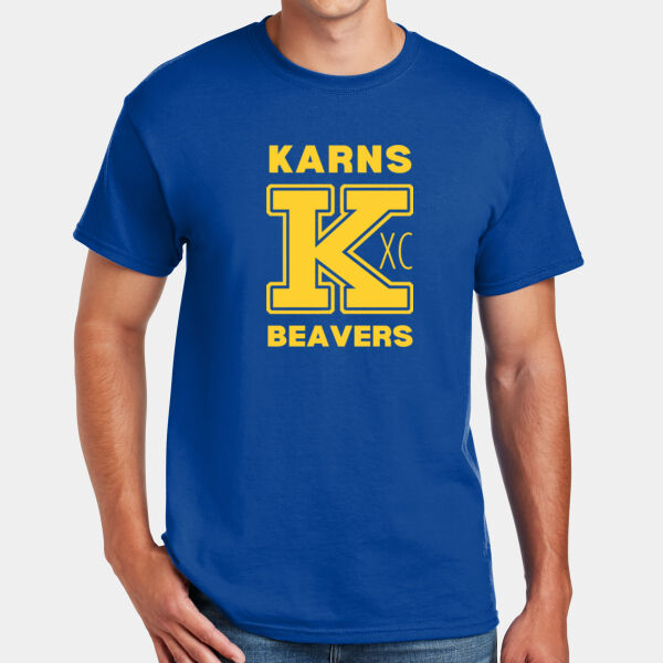 Karns  Beavers Printed - DryBlend ® 50 Cotton/50 Poly T Shirt Thumbnail