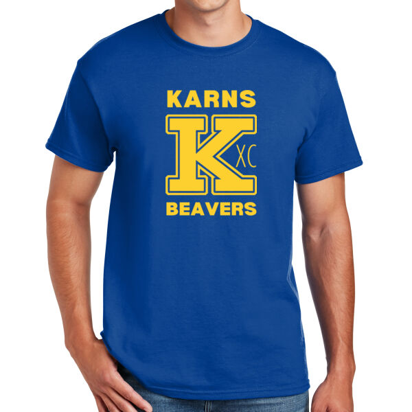 Karns  Beavers Printed - DryBlend ® 50 Cotton/50 Poly T Shirt Thumbnail