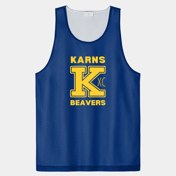 Karns  Beavers Printed - PosiCharge ® Reversible Mesh Tank Thumbnail