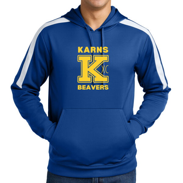 Karns  Beavers Printed - Sport Wick ® Fleece United Pullover Hoodie Thumbnail