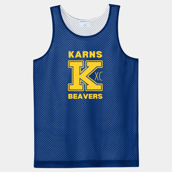 Karns  Beavers Printed - Youth PosiCharge ® Reversible Mesh Tank Thumbnail