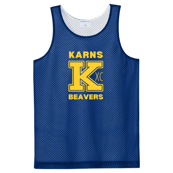 Karns  Beavers Printed - Youth PosiCharge ® Reversible Mesh Tank Thumbnail