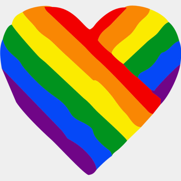 LGBT Gay Pride Rainbow Heart 3 Thumbnail