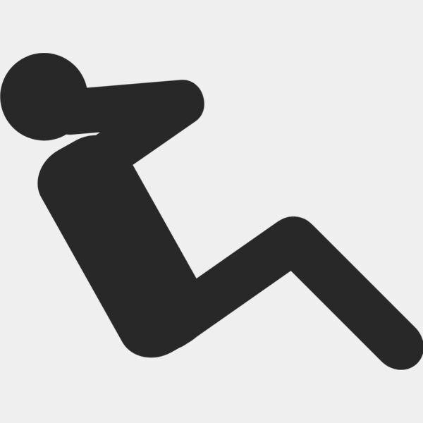 Exercise Sit Up Silhouette 1 Thumbnail
