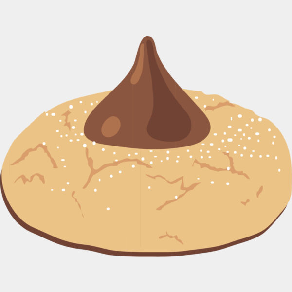 Christmas Chocolate Hershey Kiss Cookie 1 Thumbnail
