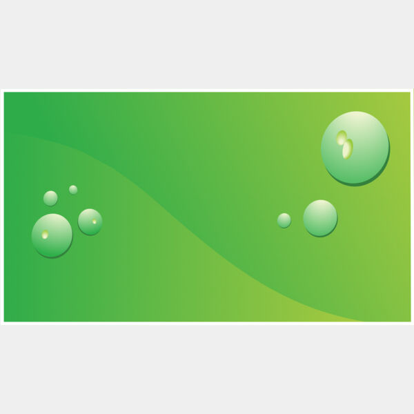 Green Bubble Business Card Background 2 Thumbnail