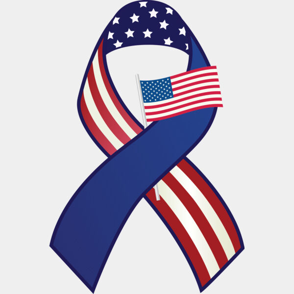 USA America Awareness Ribbon 13 Thumbnail