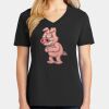 Ladies Core Cotton V-Neck Tee Thumbnail
