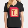 Ladies Core Cotton V-Neck Tee Thumbnail