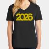 Ladies Core Cotton V-Neck Tee Thumbnail